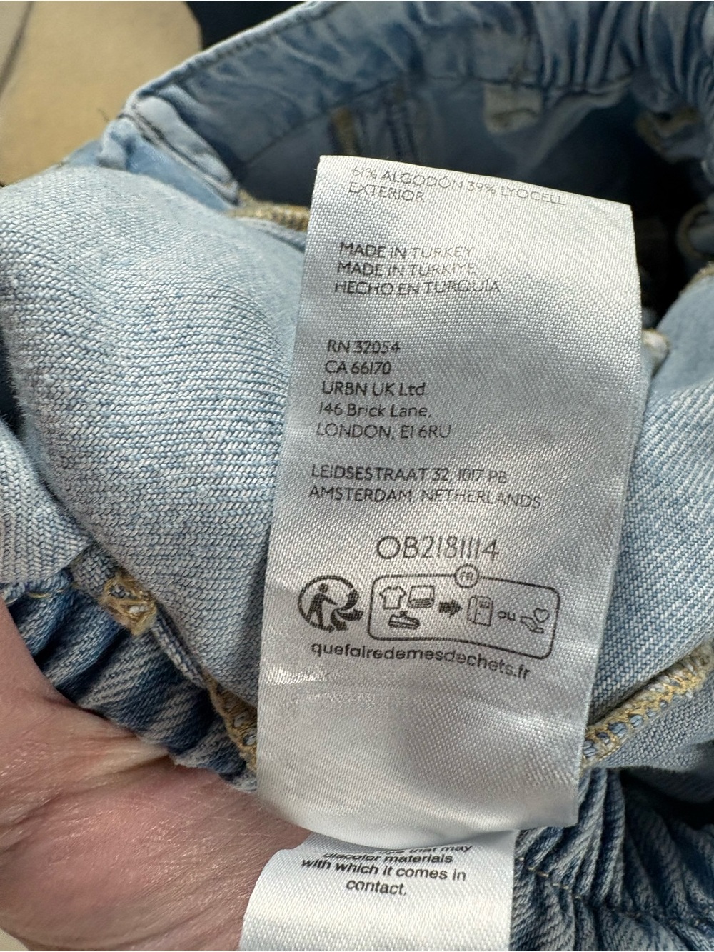 We The Free Light Blue Wide-Leg Jeans - Picture 5 of 7